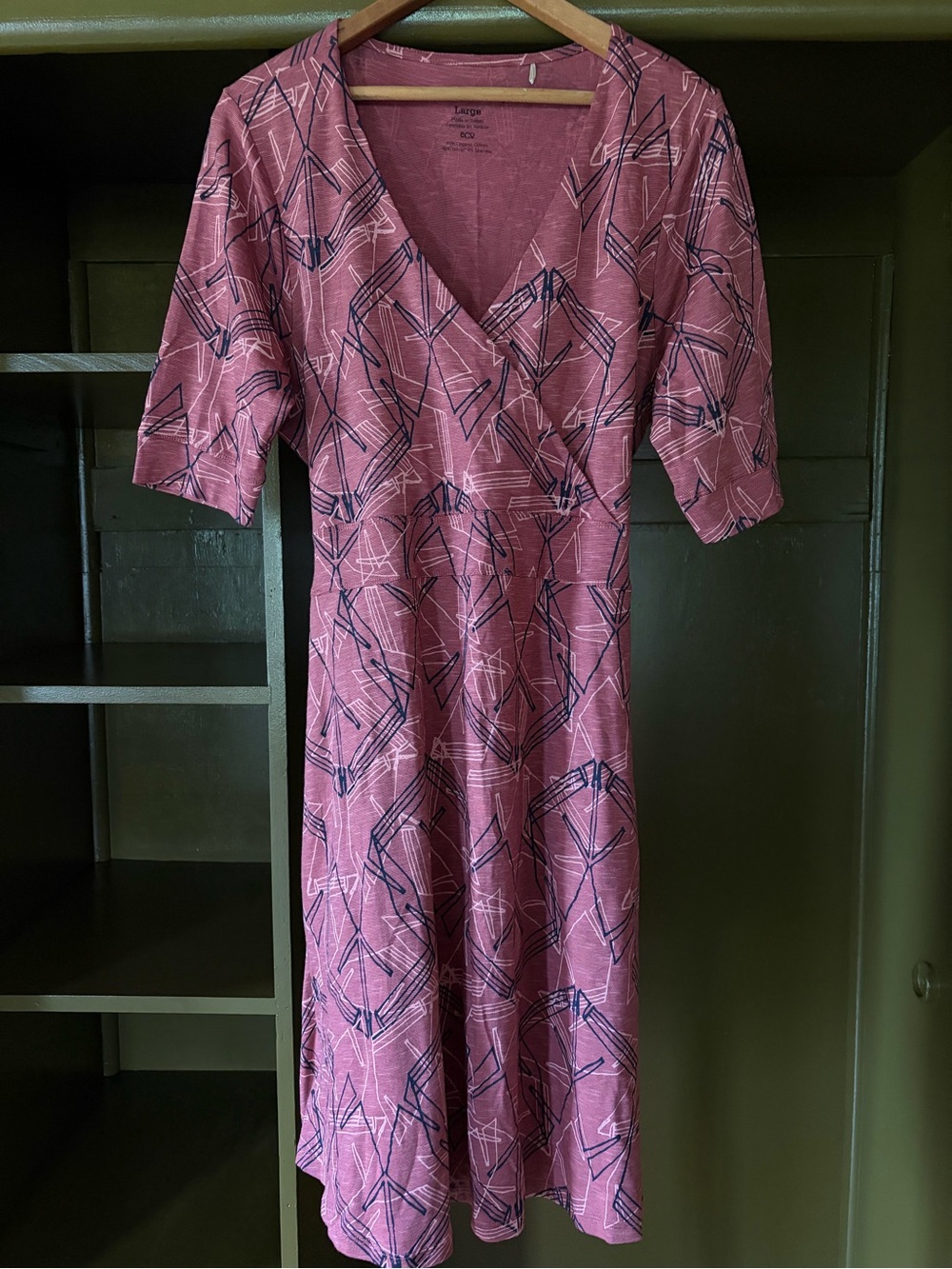 Toad & Co. Faux Wrap Fit and Flare Dress